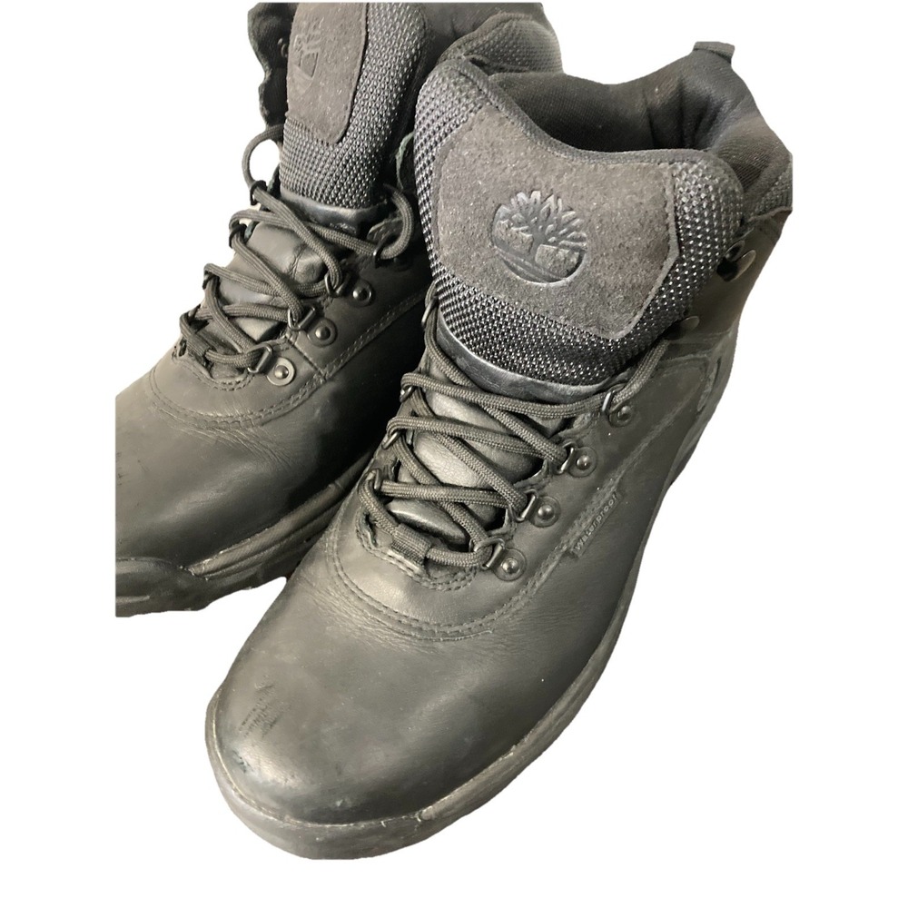 Timberland Premium Men's Black Nubuck Waterproof Boot Size 9.5